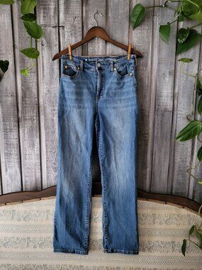 Super High Rise Straight Leg Jeans - Size 30
